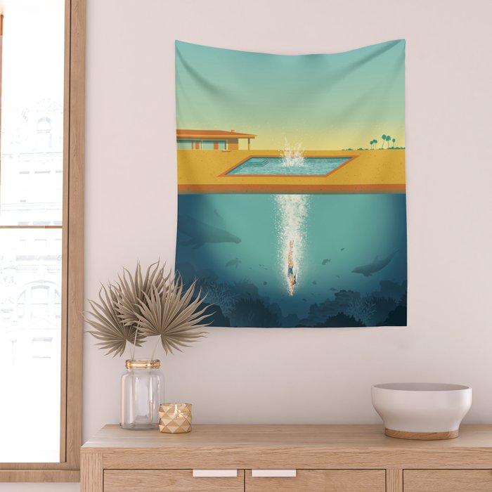Beneath the Surface Wall Tapestry Gallery Image 2