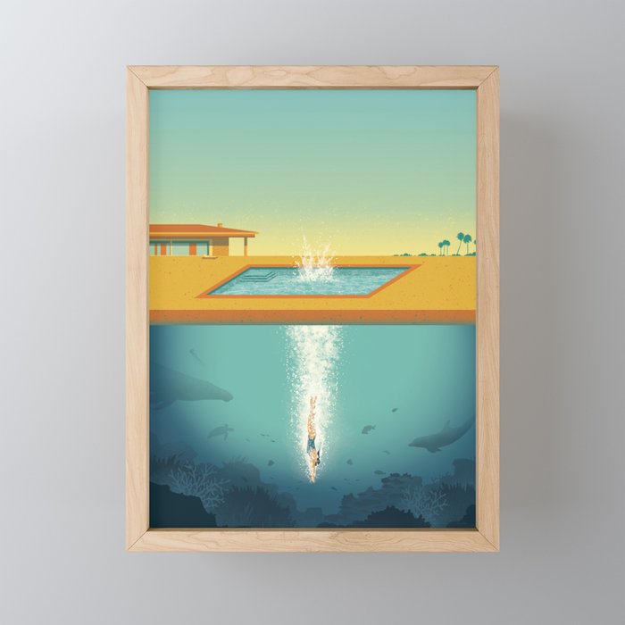 Beneath the Surface Mini Art Print Gallery Image 1