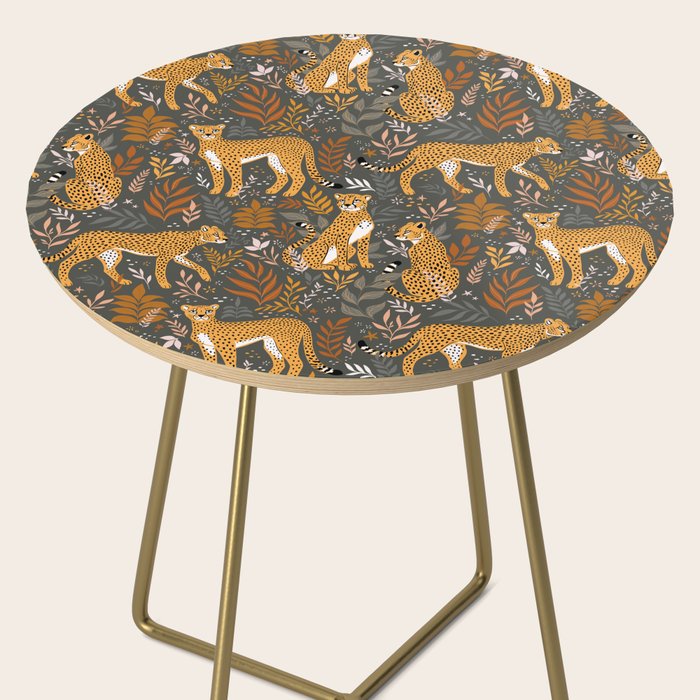 Wild Cheetah Pattern II - Autumn Side Table Gallery Image 2