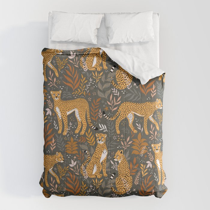 Wild Cheetah Pattern II - Autumn Comforter Gallery Image 1