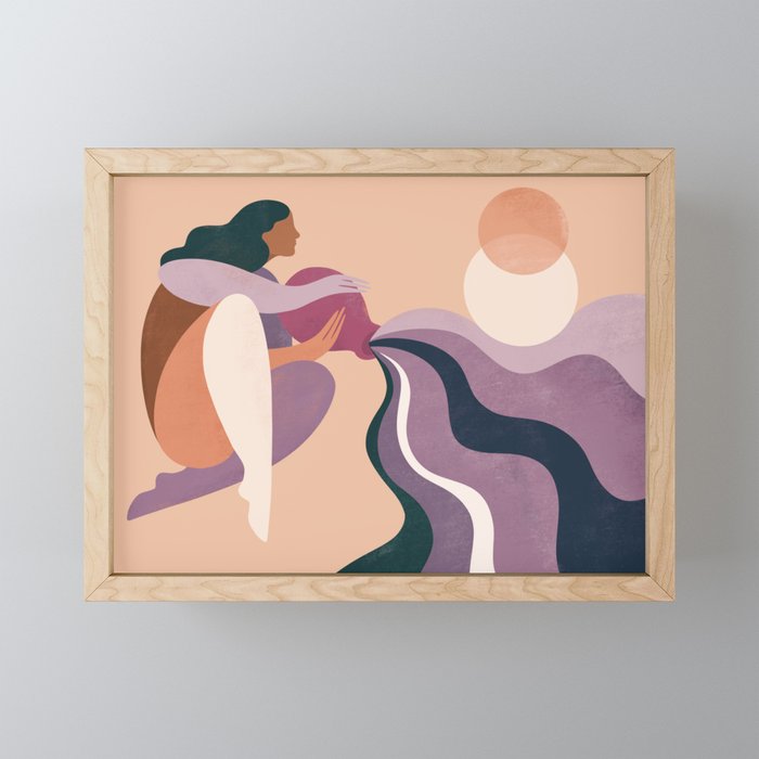 Aquarius Mini Art Print Gallery Image 1