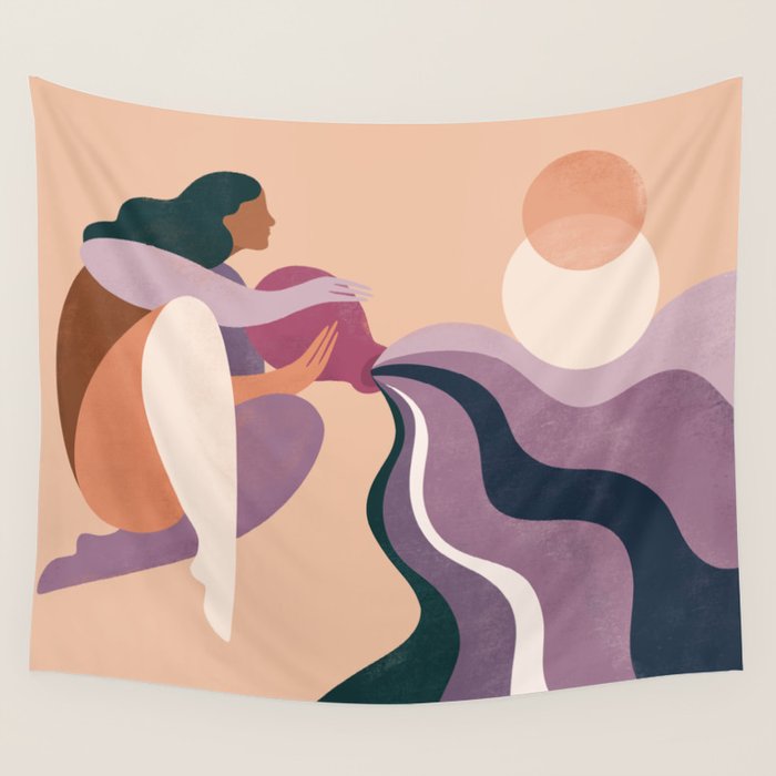 Aquarius Wall Tapestry Gallery Image 4