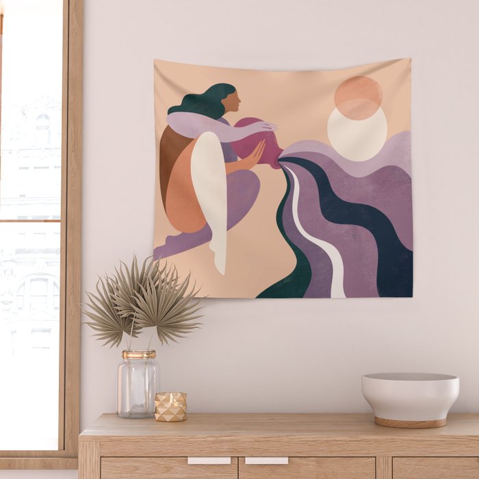 Aquarius Wall Tapestry Gallery Image 2