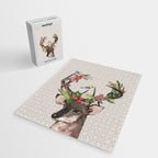 Christmas Deer Jigsaw Puzzle Gallery Image 2