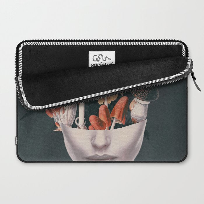 Mushroom Lady Laptop Sleeve Gallery Image 2