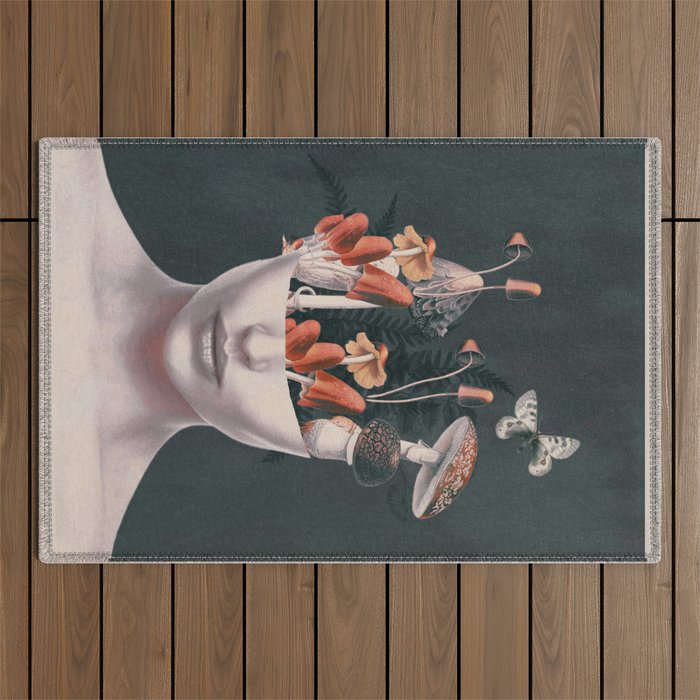 Mushroom Lady Outdoor Rug Gallery Image 1