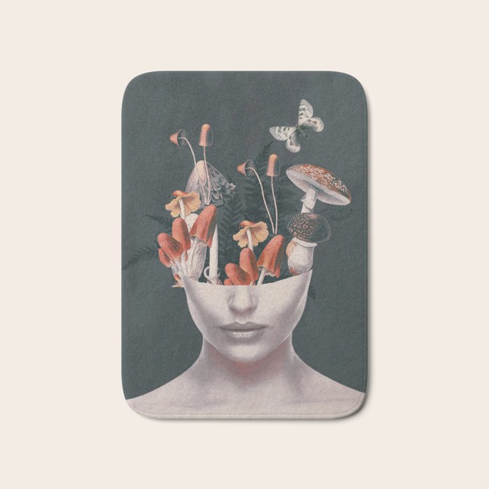 Mushroom Lady Bath Mat Gallery Image 1
