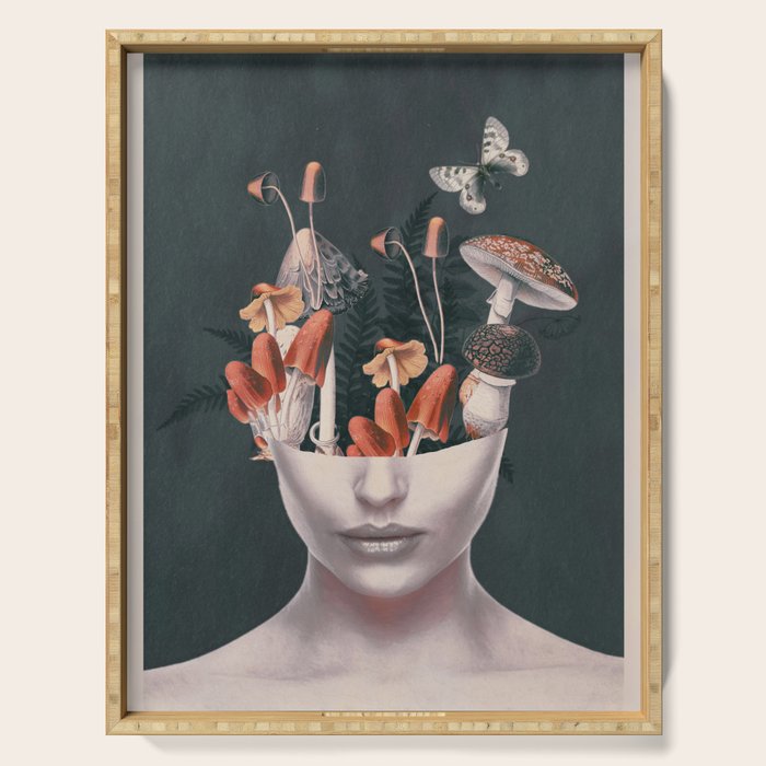 Mushroom Lady Serving Tray Gallery Image 1