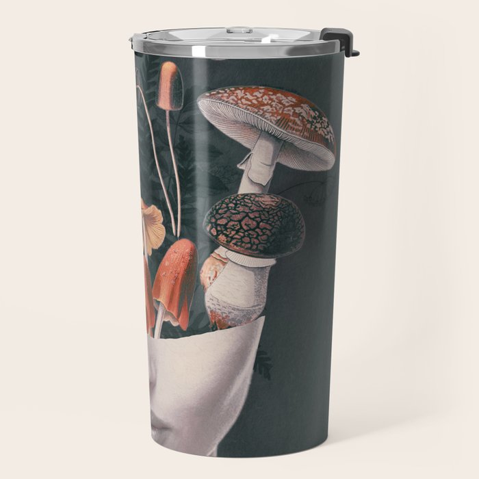 Mushroom Lady Travel Mug Gallery Image 2