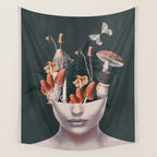 Mushroom Lady Wall Tapestry Gallery Image 4