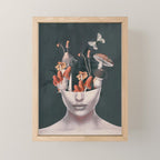 Mushroom Lady Mini Art Print Gallery Image 1