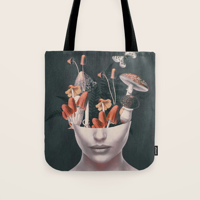 Mushroom Lady Tote Bag Gallery Image 1