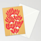 Fiery flowers Stationery Card Gallery Image 2