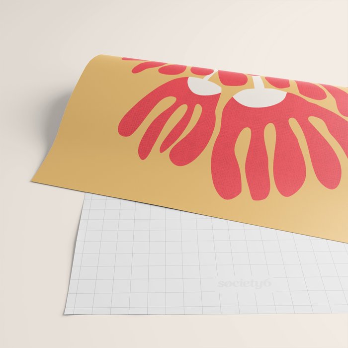 Fiery flowers Wrapping Paper Gallery Image 2