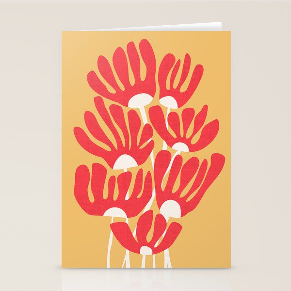 Fiery flowers Stationery Card Gallery Image 2