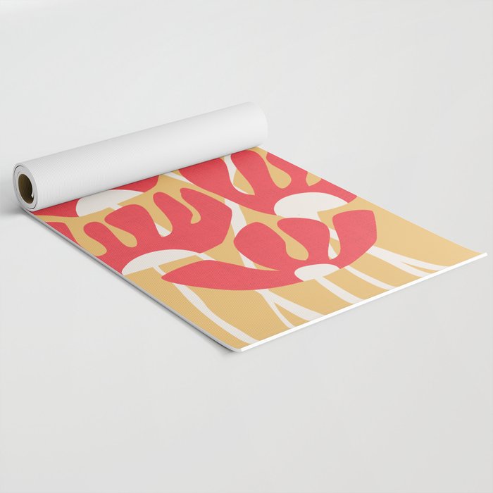 Fiery flowers Yoga Mat Gallery Image 2