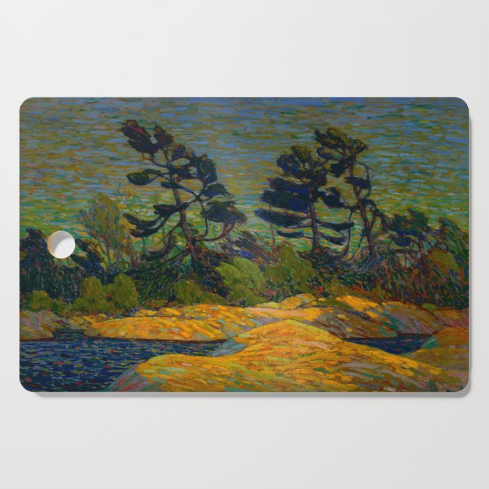 Tom Thomson Byng Inlet Georgian Bay winter 1914-1915 Canadian Landscape Artist Cutting Board Gallery Image 1