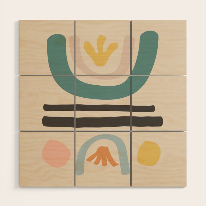 flower field Wood Wall Art Gallery Image 1