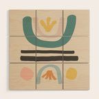 flower field Wood Wall Art Gallery Image 1