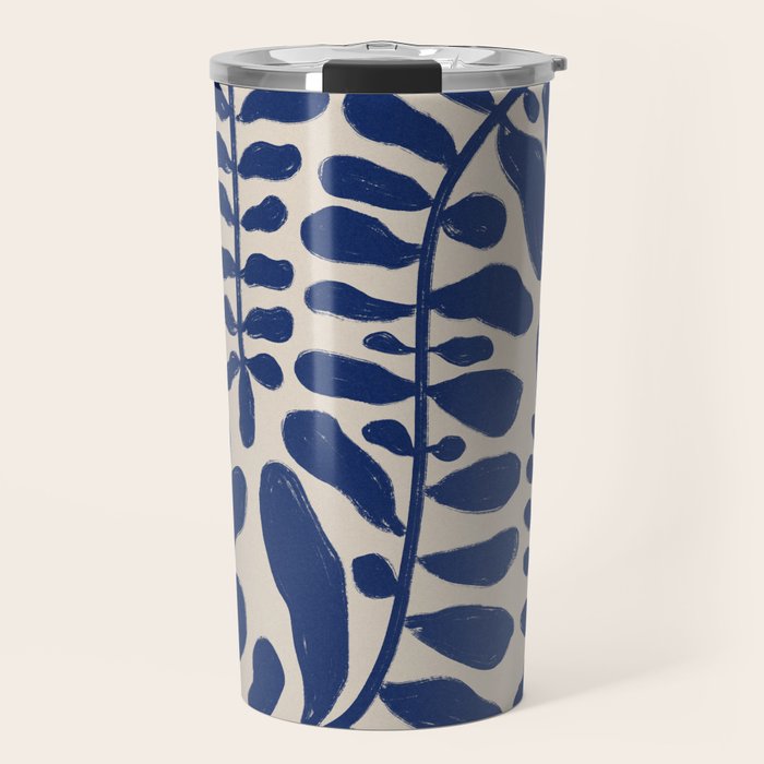 One Hundred-Leaved Plant #7 Travel Mug Gallery Image 1