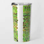 Tiki Totems - Green Travel Mug Gallery Image 3