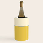 Sunshine Yellow Color Block Warm Vintage Wine Chiller Gallery Image 1