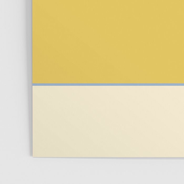 Sunshine Yellow Color Block Warm Vintage Poster Gallery Image 3