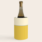 Sunshine Yellow Color Block Warm Vintage Wine Chiller Gallery Image 2