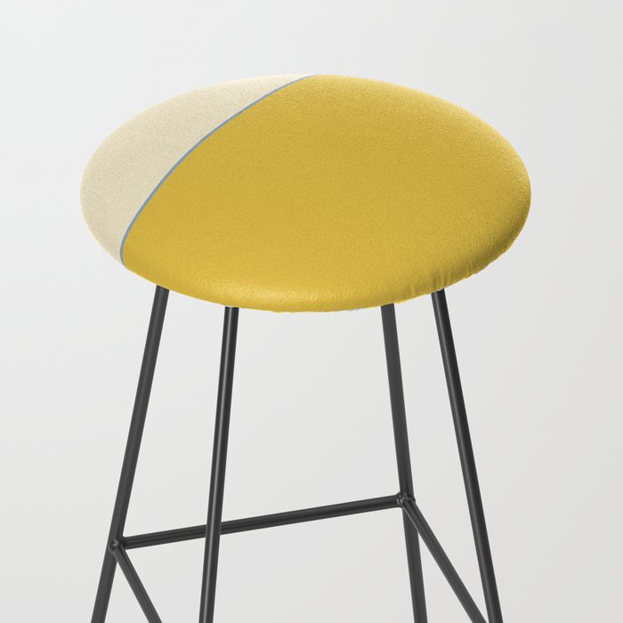 Sunshine Yellow Color Block Warm Vintage Stool Gallery Image 2