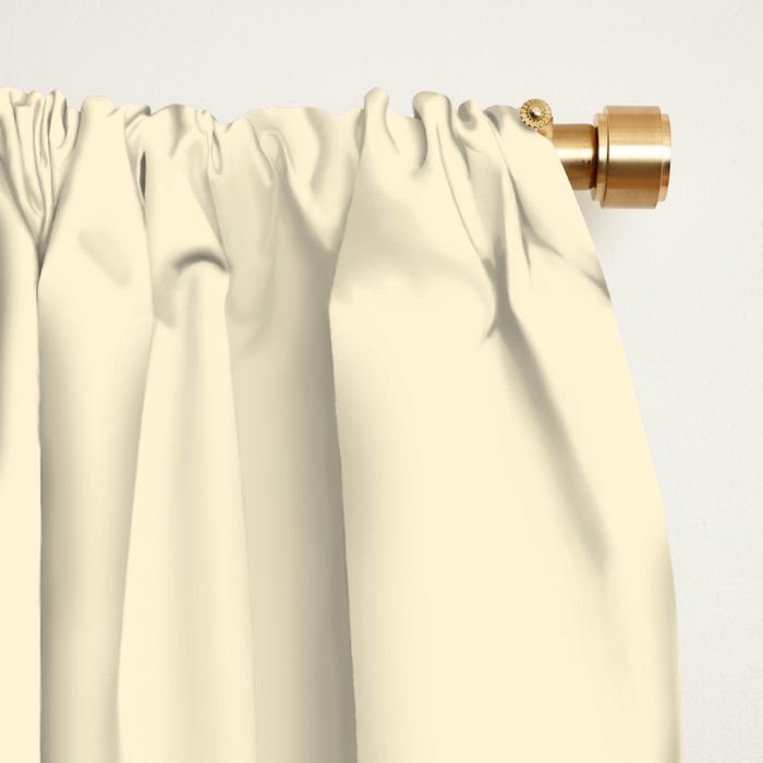 Sunshine Yellow Color Block Warm Vintage Window Curtain Gallery Image 2