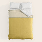 Sunshine Yellow Color Block Warm Vintage Comforter Gallery Image 6