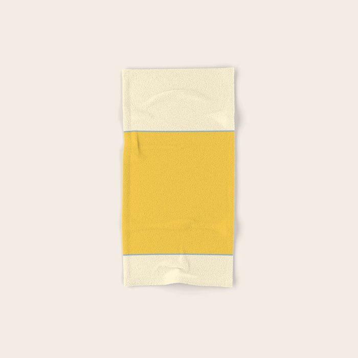 Sunshine Yellow Color Block Warm Vintage Towels Gallery Image 1