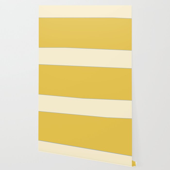 Sunshine Yellow Color Block Warm Vintage Wallpaper Gallery Image 2