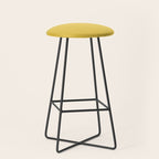 Sunshine Yellow Color Block Warm Vintage Stool Gallery Image 1