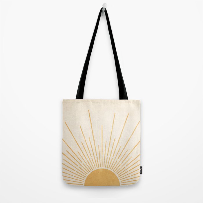 Boho Sun no. 5 Yellow Tote Bag Gallery Image 2