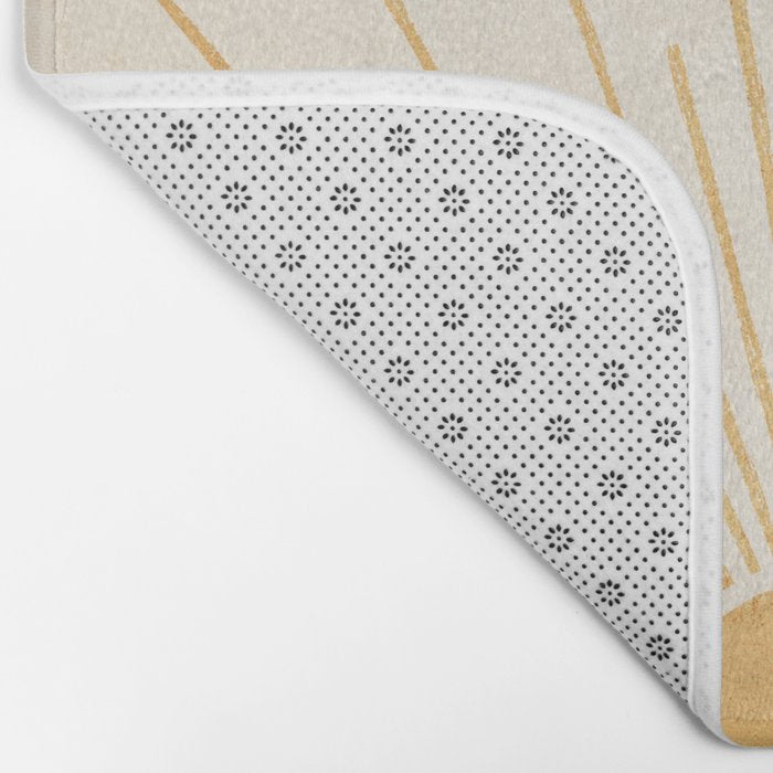 Boho Sun no. 5 Yellow Bath Mat Gallery Image 2