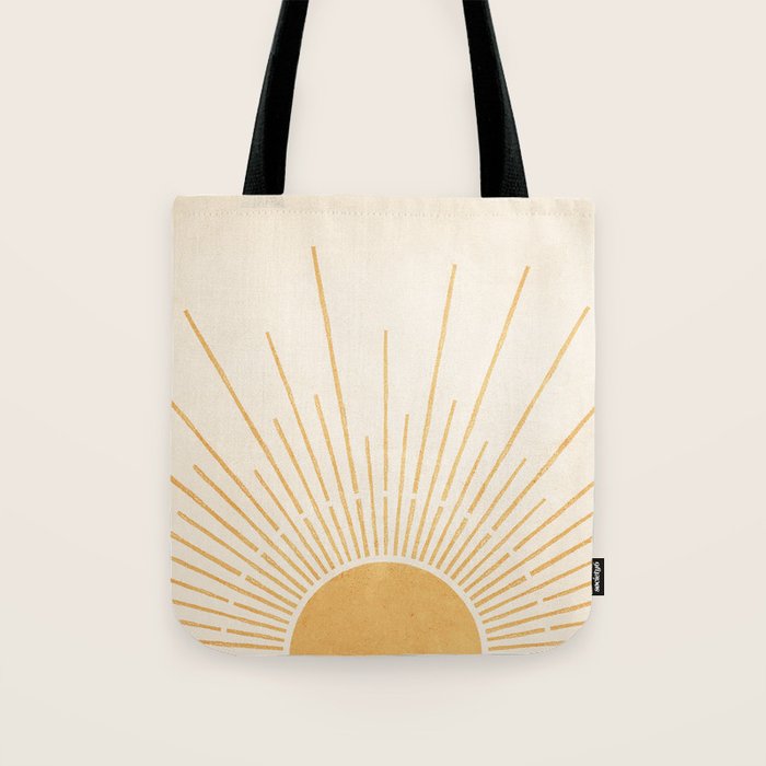 Boho Sun no. 5 Yellow Tote Bag Gallery Image 1