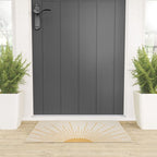 Boho Sun no. 5 Yellow Welcome Mat Gallery Image 3