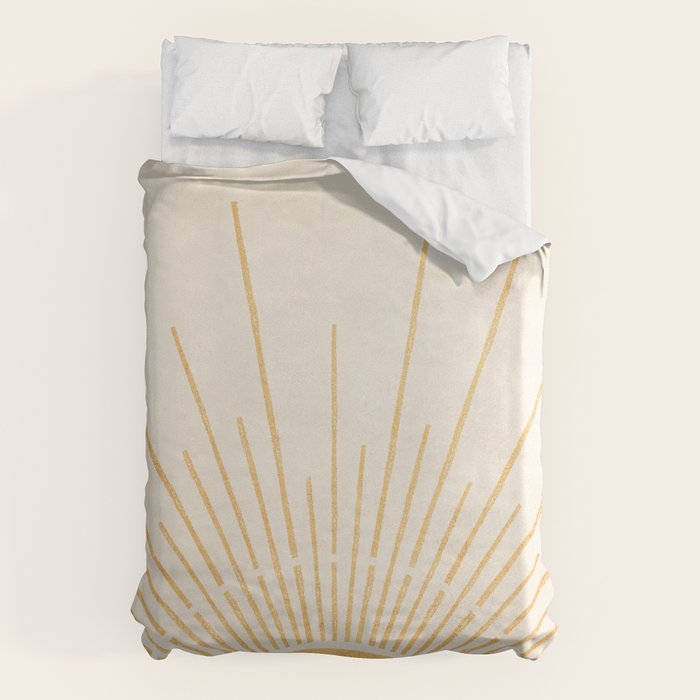 Boho Sun no. 5 Yellow Duvet Cover Gallery Image 6