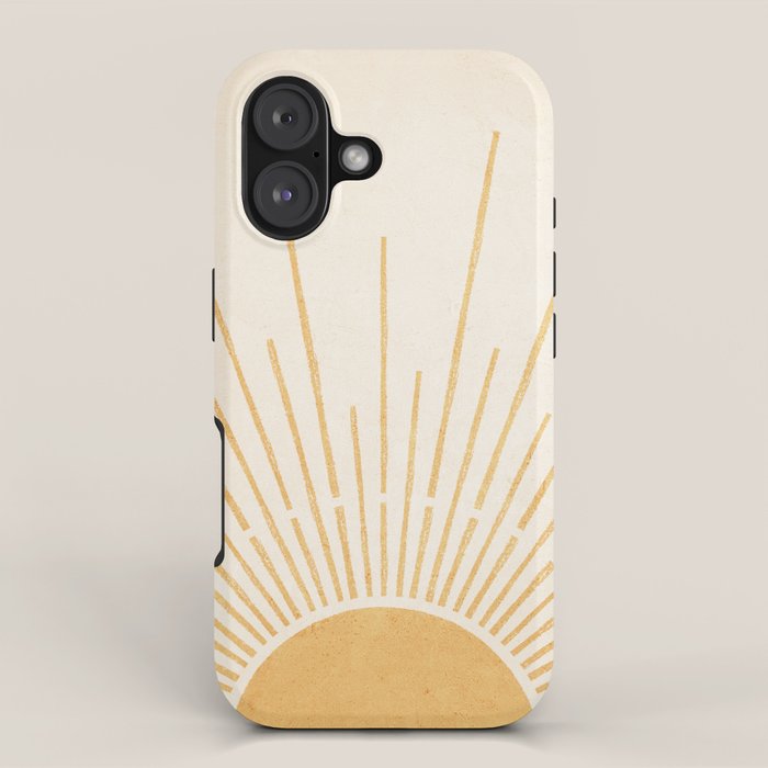 Boho Sun no. 5 Yellow iPhone Case Gallery Image 1