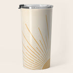 Boho Sun no. 5 Yellow Travel Mug Gallery Image 3