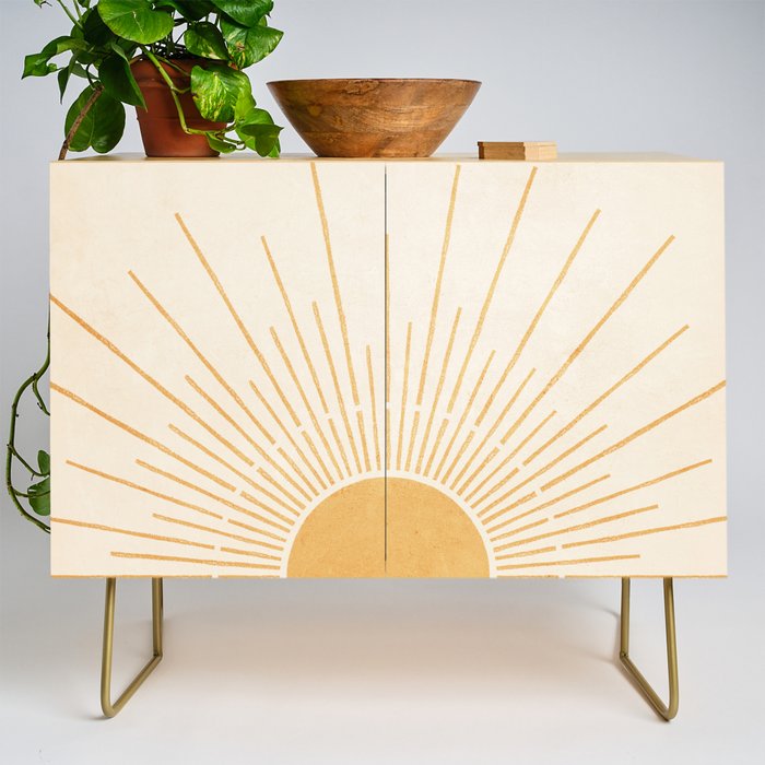 Boho Sun no. 5 Yellow Credenza Gallery Image 1