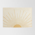 Boho Sun no. 5 Yellow Rug Gallery Image 2