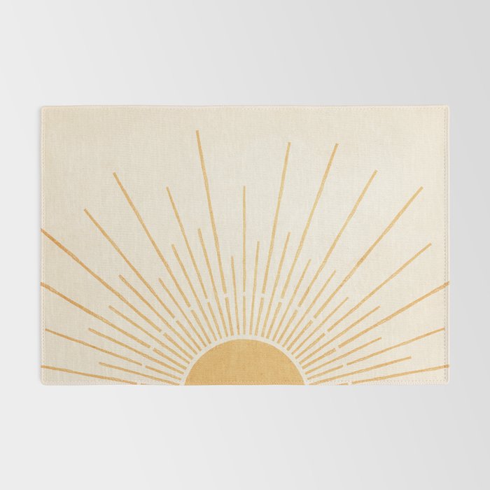 Boho Sun no. 5 Yellow Rug Gallery Image 2