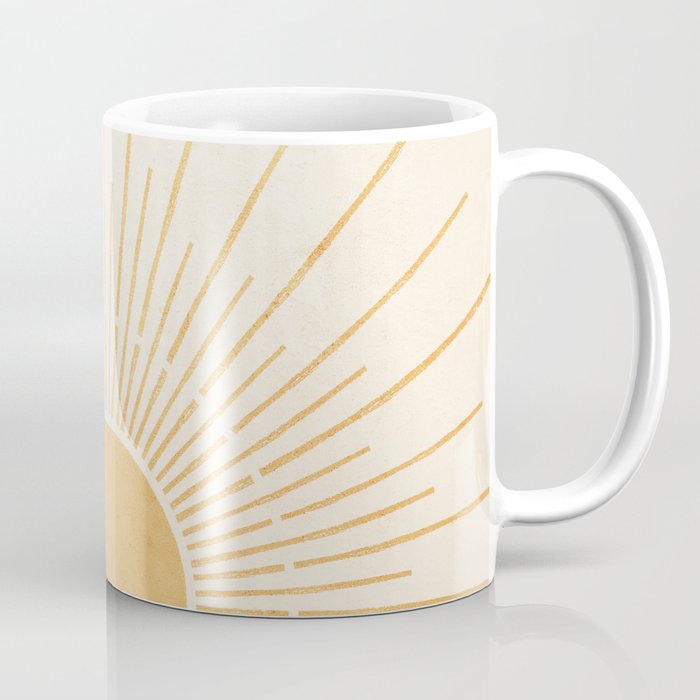 Boho Sun no. 5 Yellow Coffee Mug Gallery Image 1