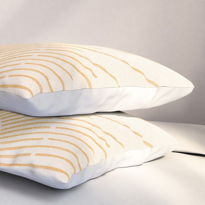 Boho Sun no. 5 Yellow Pillow Sham Gallery Image 3