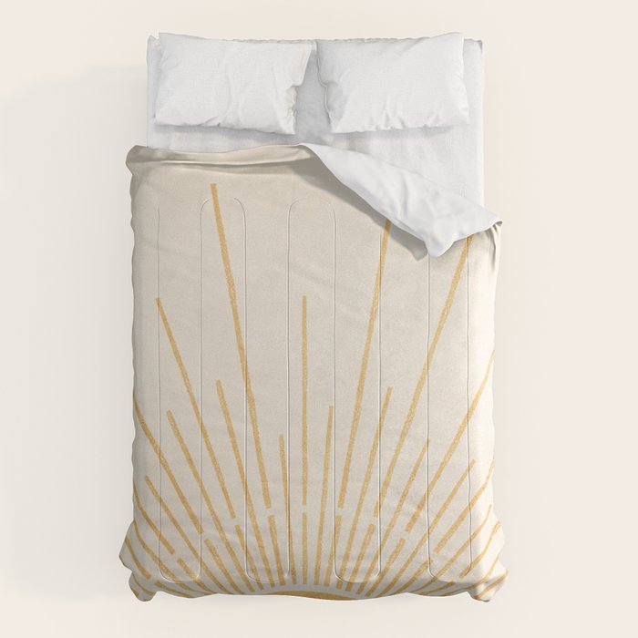 Boho Sun no. 5 Yellow Comforter Gallery Image 6