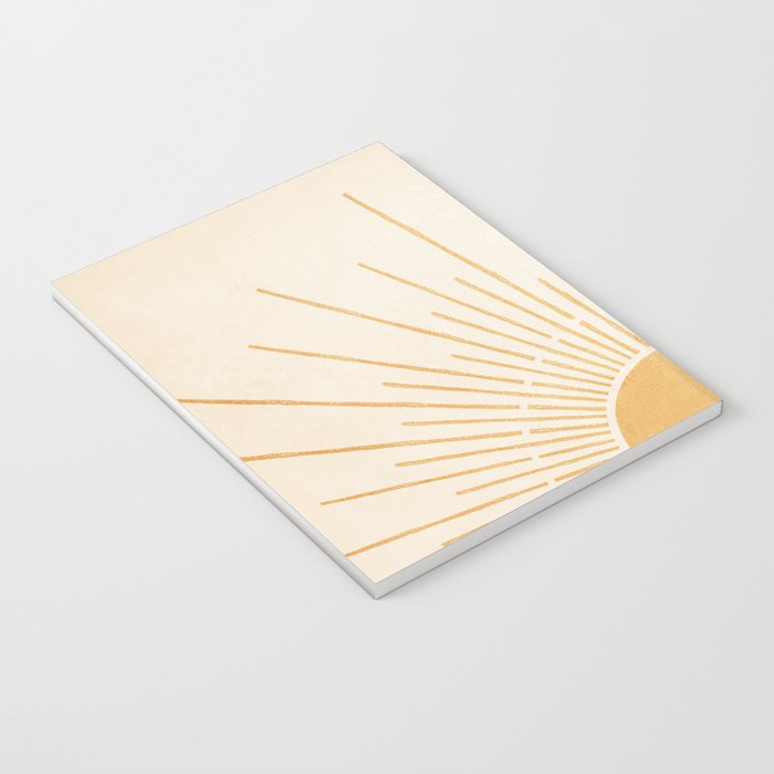 Boho Sun no. 5 Yellow Notebook Gallery Image 3