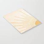Boho Sun no. 5 Yellow Notebook Gallery Image 3