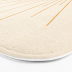 Boho Sun no. 5 Yellow Bath Mat Gallery Image 3